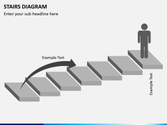 Stairs diagram PPT slide 7
