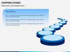 Stepping stones PPT slide 1