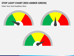 Stop light chart PPT slide 4