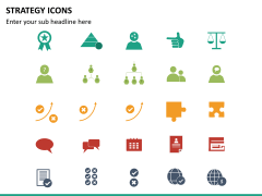 Strategy icons PPT slide 7