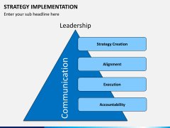Strategy implementation PPT slide 2