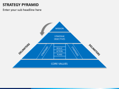 Strategy pyramid PPT slide 4
