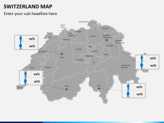 Switzerland map PPT slide 16