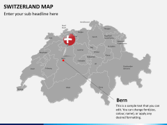 Switzerland map PPT slide 17