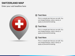 Switzerland map PPT slide 19
