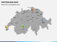 Switzerland map PPT slide 4