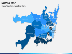 Sydney map PPT slide 2