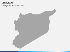 Syria map PPT slide 3
