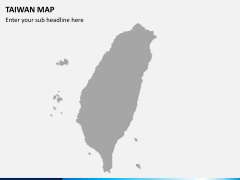 Taiwan map PPT slide 7