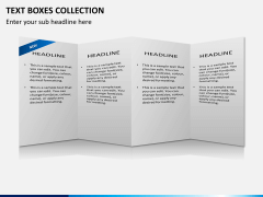 Text boxes PPT slide 18