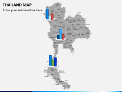 Thailand map PPT slide 15