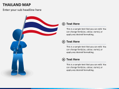 Thailand map PPT slide 22
