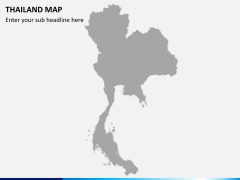 Thailand map PPT slide 6