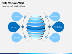 Time management PPT slide 1