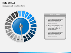 Time wheel PPT slide 11