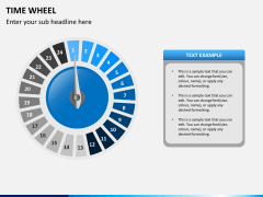 Time wheel PPT slide 9