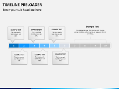 Timeline preloader PPT slide 9
