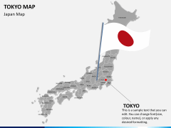 Tokyo map PPT slide 7