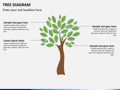 Tree diagram PPT slide 4