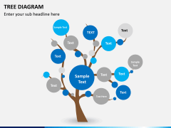 Tree diagram PPT slide 7