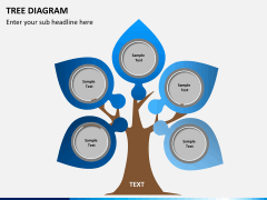 Tree diagram PPT slide 8