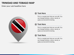Trinidad and Tobago map PPT slide 20