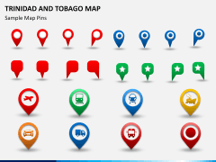 Trinidad and Tobago map PPT slide 22