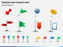 Trinidad and Tobago map PPT slide 23