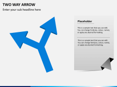 Two way arrow PPT slide 2