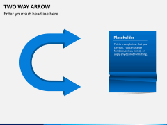 Two way arrow PPT slide 3