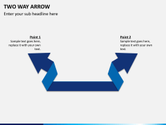 Two way arrow PPT slide 7