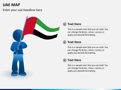 UAE map PPT slide 17