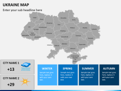 Ukraine map PPT slide 16