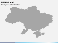 Ukraine map PPT slide 4