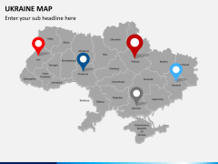 Ukraine map PPT slide 6