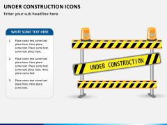 Under construction icons PPT slide 1