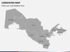 Uzbekistan map PPT slide 2