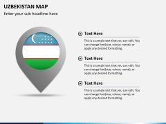 Uzbekistan map PPT slide 21