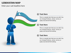 Uzbekistan map PPT slide 22