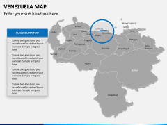 Venezuela map PPT slide 6