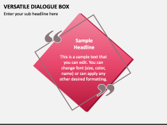 Versatile Dialogue Box PPT Slide 1
