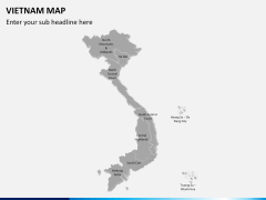 Vietnam map PPT slide 3
