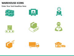 Warehouse Icons PPT slide 9