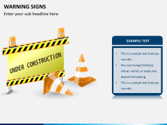 Warning signs PPT slide 8