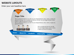Website layouts PPT slide 1