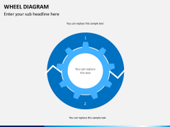 Wheel diagram PPT slide 6