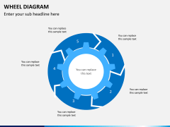 Wheel diagram PPT slide 8