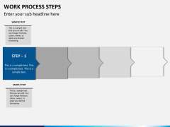 Work process steps PPT slide 5