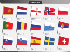World flags PPT slide 11