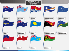 World flags PPT slide 13